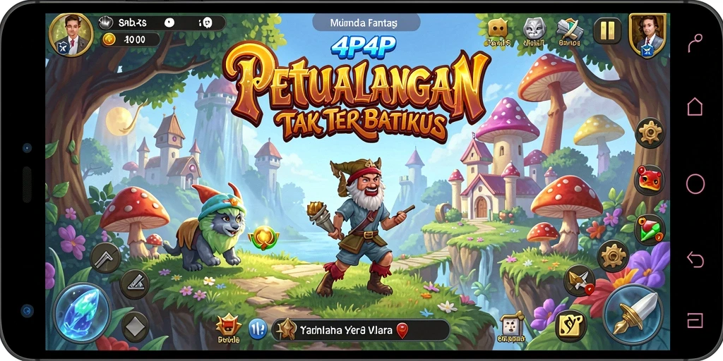 Gameplay seru dalam dunia petualangan yang memukau.
