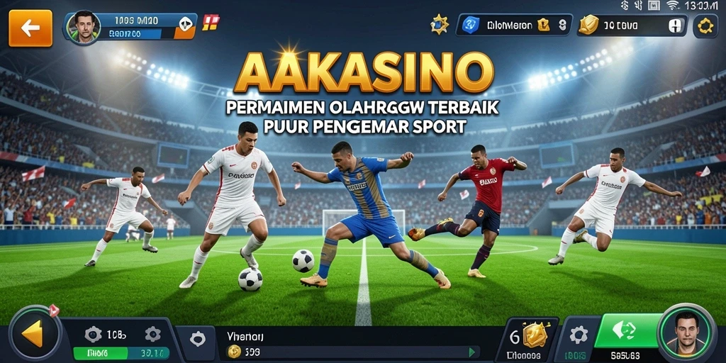 Tampilan menarik dari gameplay olahraga AAKASINO yang seru.
