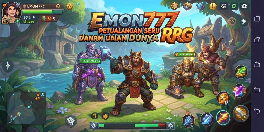 Tangkapan layar EMON777 menunjukkan aksi pertempuran yang intens dan menarik.