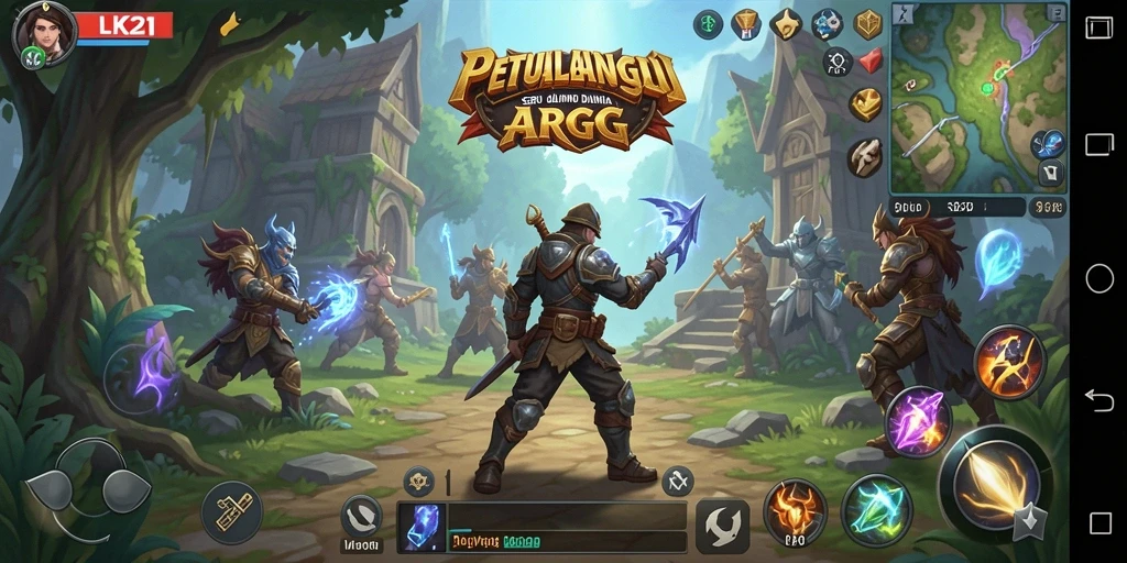 Tampilan gameplay LK21 yang mendebarkan dan visual menawan.