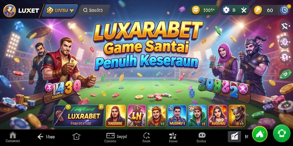 Screenshot gameplay LUXARABET yang menunjukkan keseruan dan interaksi antar pemain.
