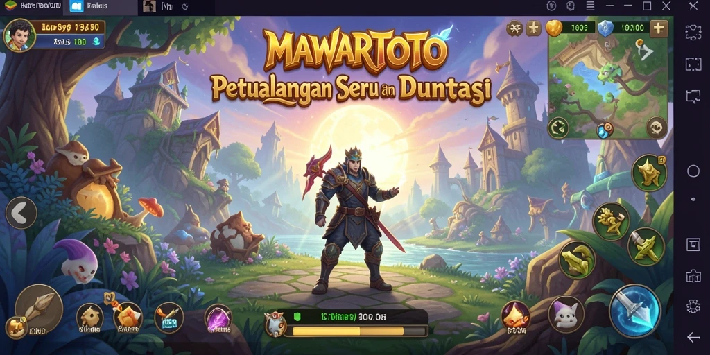 Tampilan gameplay MAWARTOTO yang menakjubkan dalam misi petualangan.