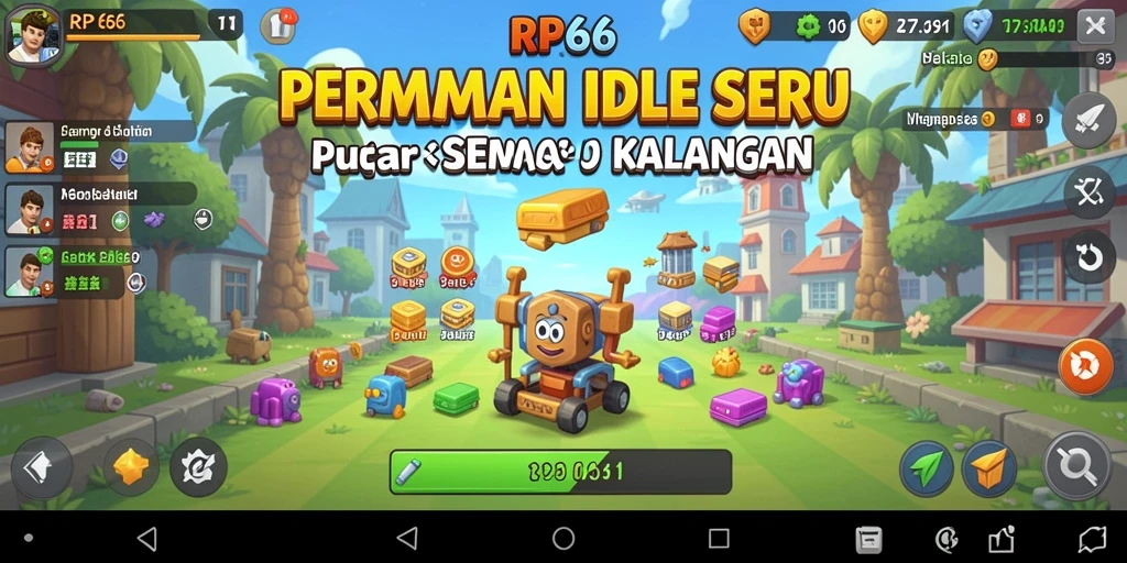 Tampilan gameplay RP66 yang seru dan penuh strategi Idle.