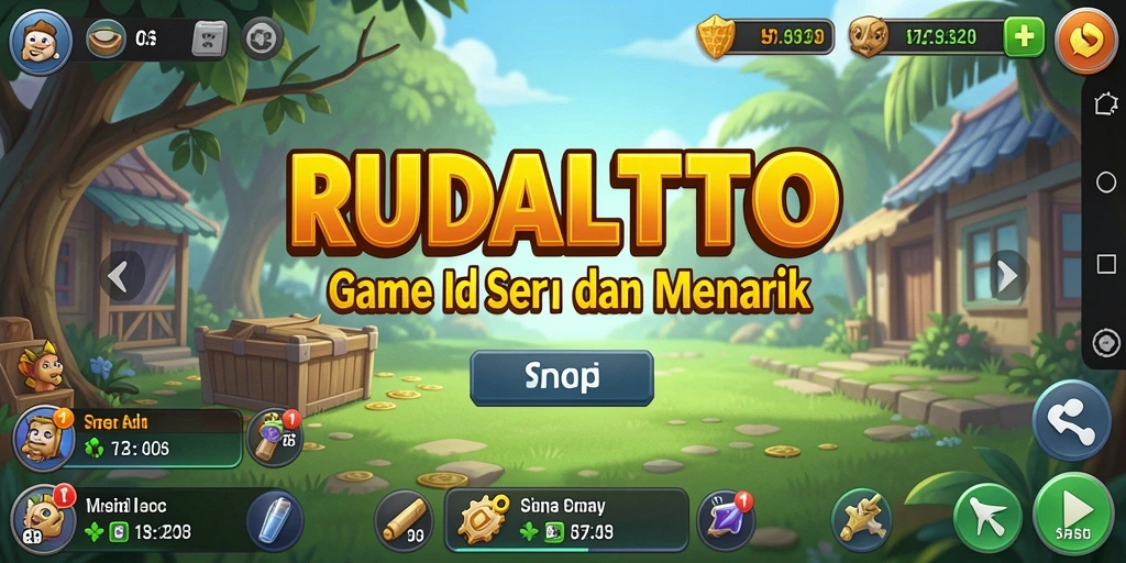 Screenshot utama RUDALTOTO menampilkan gameplay Idle yang menenangkan.