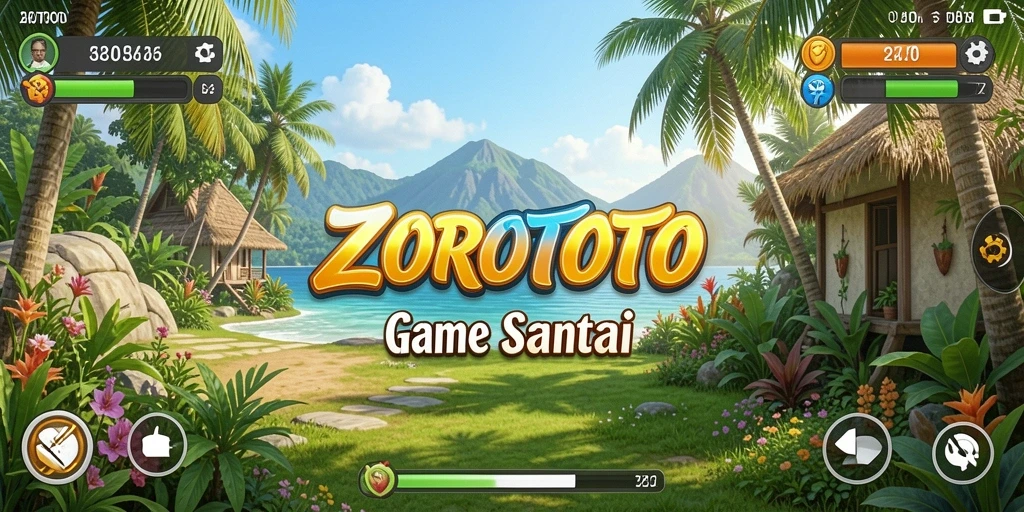 Gameplay ZOROTOTO yang seru dan penuh warna.